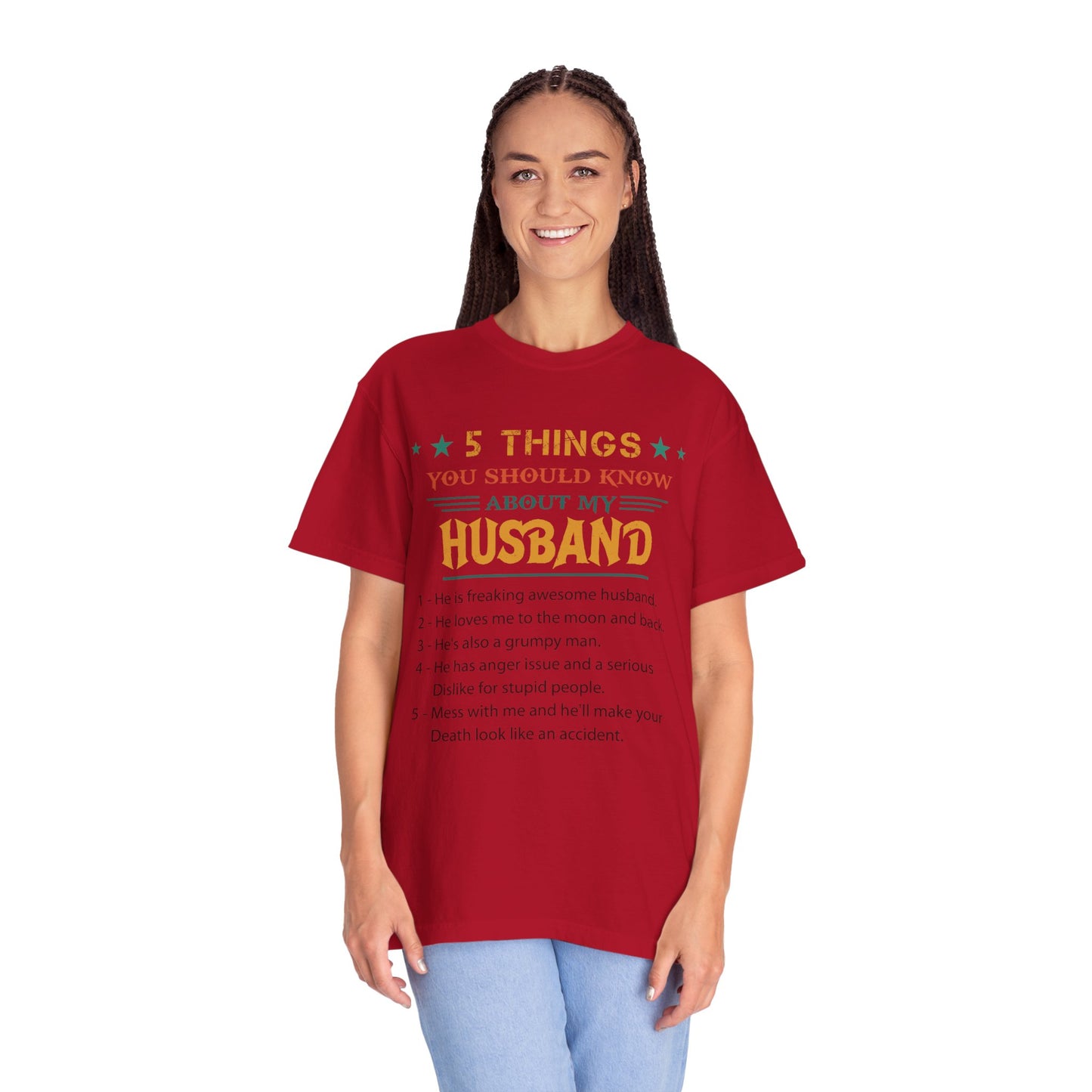 To My Wife | Unisex Garment-Dyed T-shirt