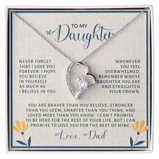 To My Daughter | Forever Love Necklace